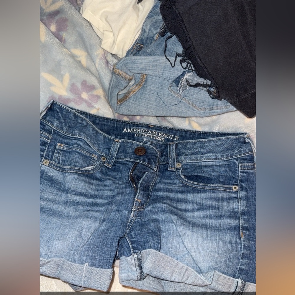 American Eagle Outfitters Women's Dark Blue Jeans